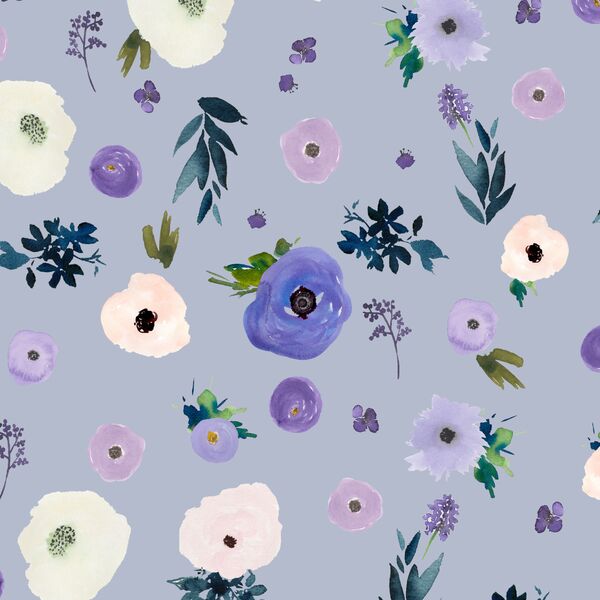 Drifting Blooms in Lilac