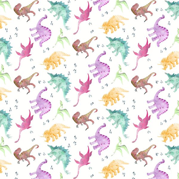 Dinosaurs in Rainbow