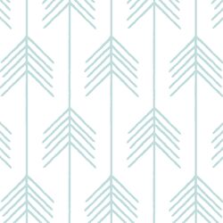 Vanes in Glacier Blue on White