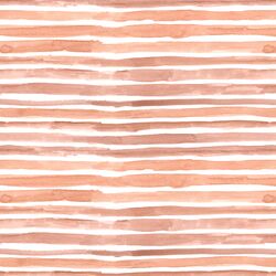 Watercolor Wash Stripe in Blush