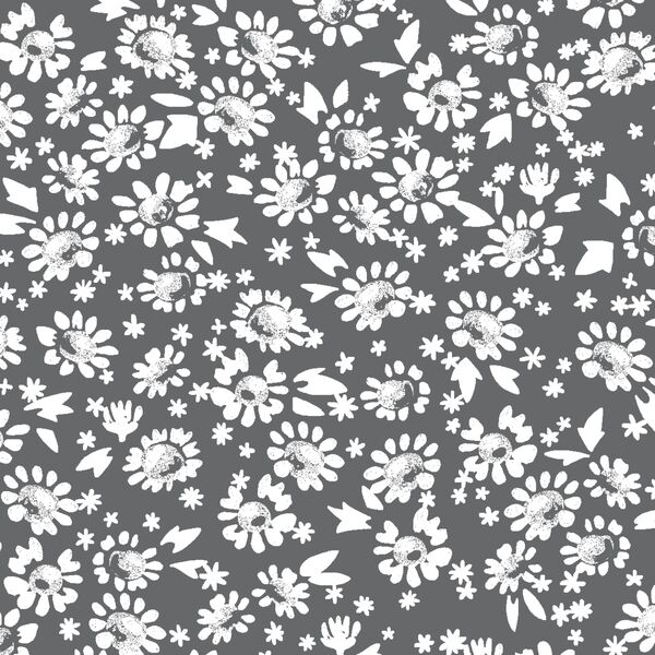 Daisies in Charcoal