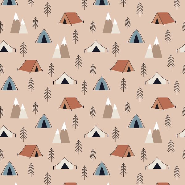 Small Tents in Light Clay