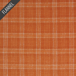 Crosshatch Plaid Flannel in Spice