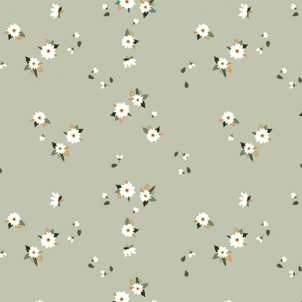 Scattered Floral in Sage