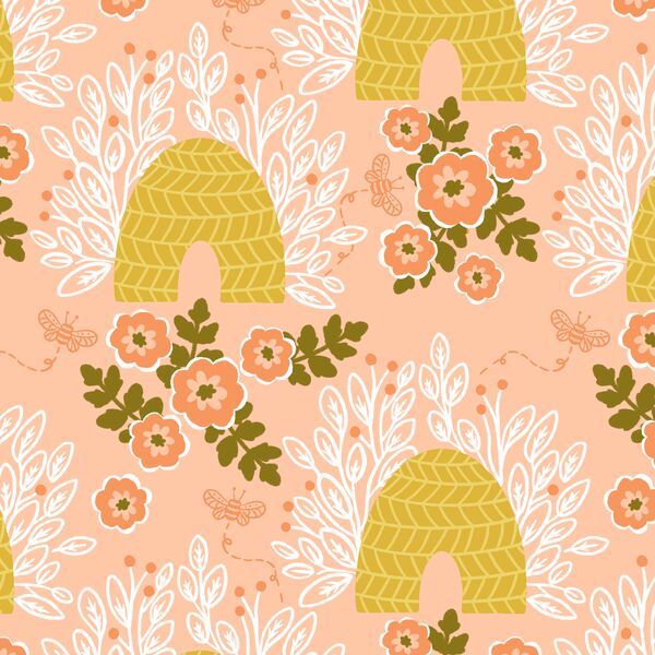 Ooh Bee Hive in Light Coral