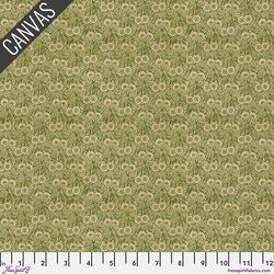 Green Tiny Print Canvas in Green