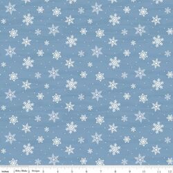 Snowflakes in Blue