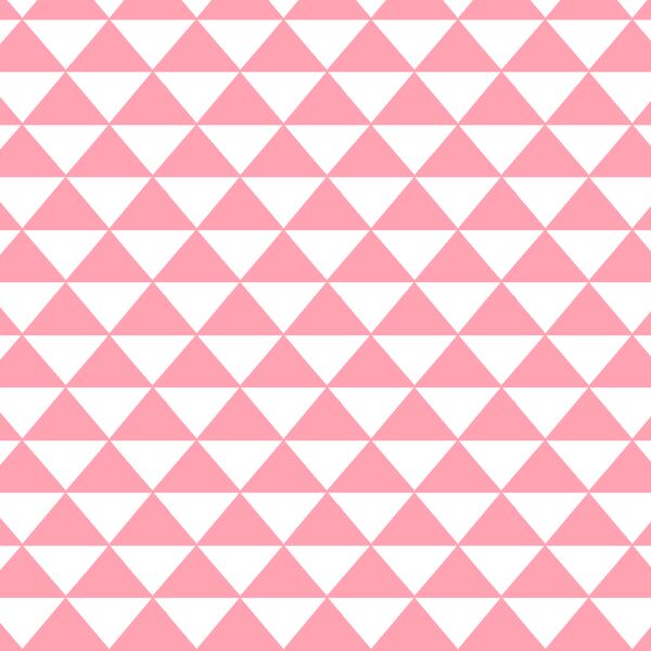 Triangle Mosaic in Rose Pink