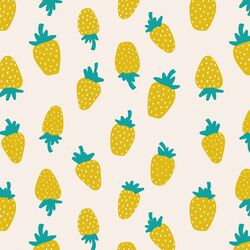 Large Very Berry Strawberries in Yellow