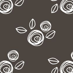 Regal Roses in Brown