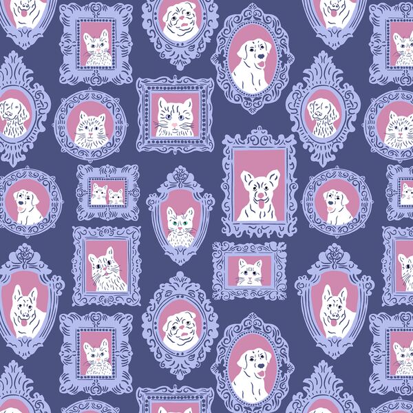 Gallery Pets in Navy Blue