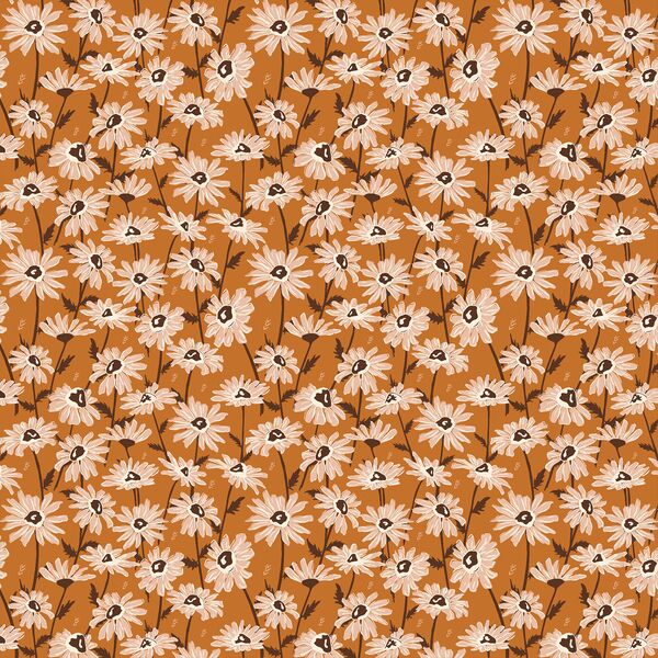 Small Daisy Sunshine in Rust