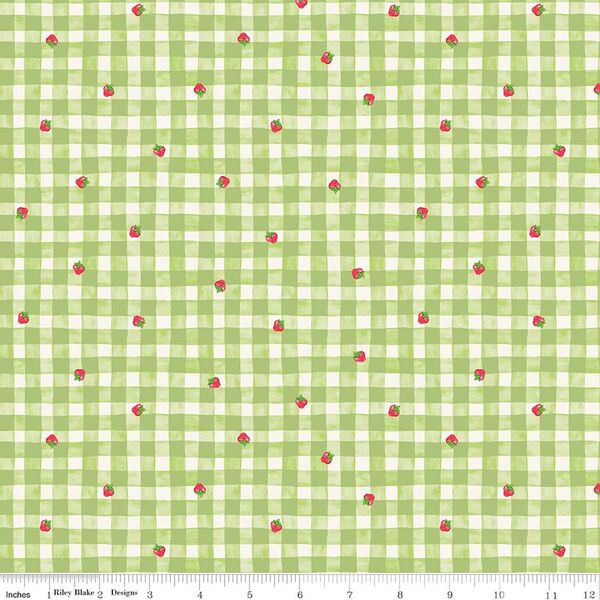 Gingham in Green