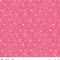 Outlined Flowers in Pink
