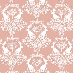 Cottontail Damask in Quartz