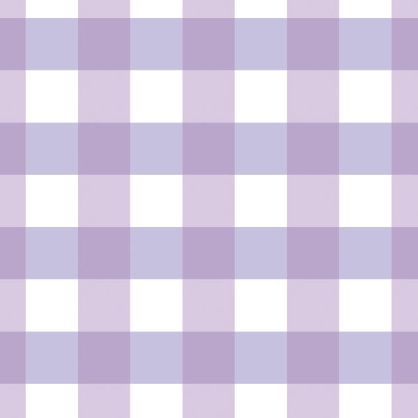 Large Gingham in Lovely Lilac
