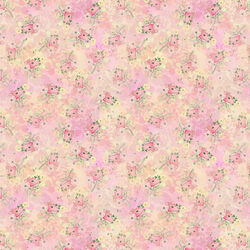Abstract Floral in Pale Pink