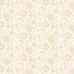 Tonal Floral in Cream Tan