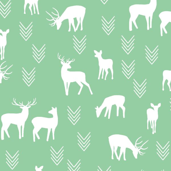 Deer Silhouette in Sprout