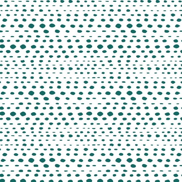 Little Skipping Stones in Emerald on White