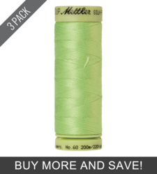 Jade Lime (9240-1527) - Silk Finish Cotton 60wt - 220 Yards (3 Pack)