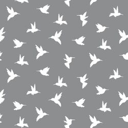 Hummingbird Silhouette in Smoke