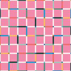 Playful Grid in Pink