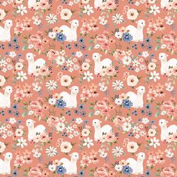 Little Blooming Llamas in Wild Rose