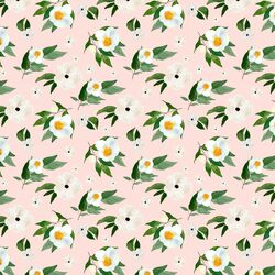 Small Spring Blooms in Sunrise Pink