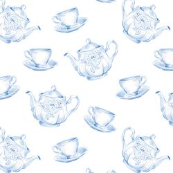 Tea Set Toss in Provencal