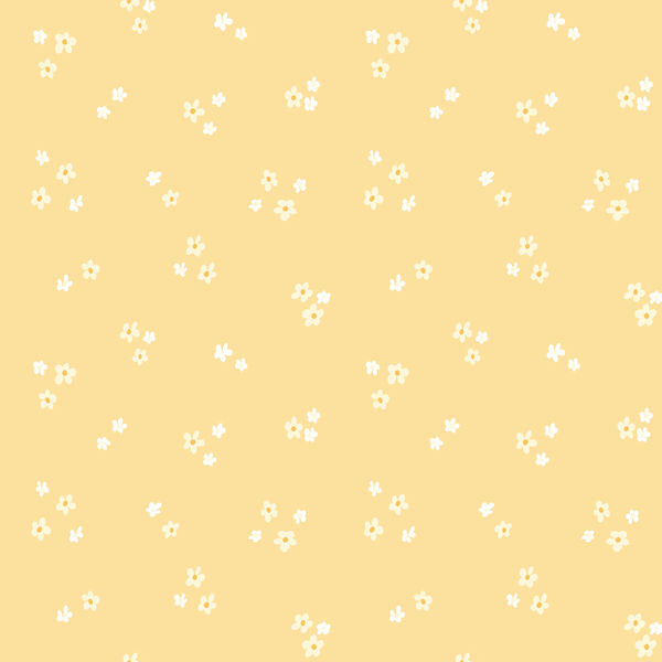 Ditsy Flowers in Yellow
