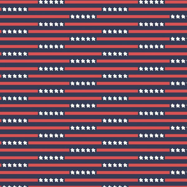 Star Spangled Stripes in Ink Blue