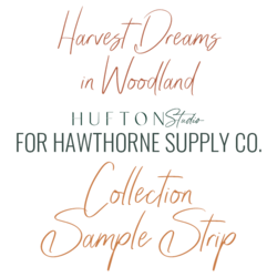 Harvest Dreams in Woodland Sample Strip