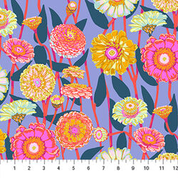 Zinnia Show in Glow