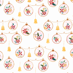 Christmas Ornaments in Winter