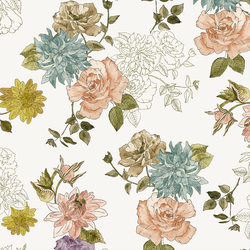 Dahlia Rose in Cotton