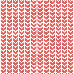 Broken Chevron in Salmon