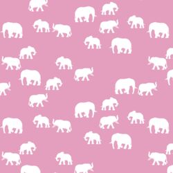 Elephant Silhouette in Begonia