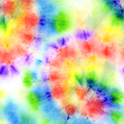 Summer Tie Dye in Rainbow