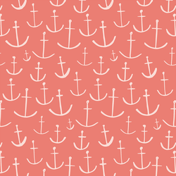 Anchors in Red Coral