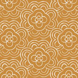 Flower Deco Tile in Sunshine