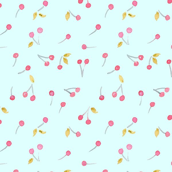 Ice Cream Cherry in Fresh Air