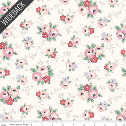Lattice Floral Wideback in Cream