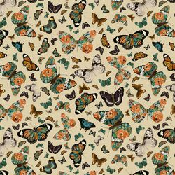 Small Autumn Butterfly in Soft Taupe