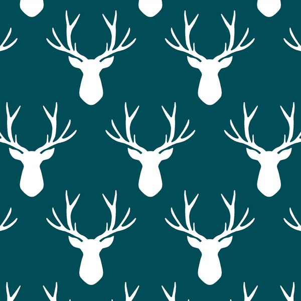 Stag Silhouette in Juniper