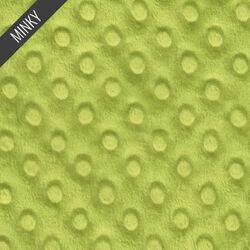 Minky Dimple Dot in Lime