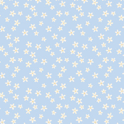 Floral in Blue