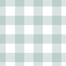 Winter Gingham in Ice Blue