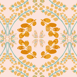 Royal Damask in Petal Pink