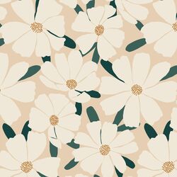 Christmas Cosmo Field in Cream on Custard